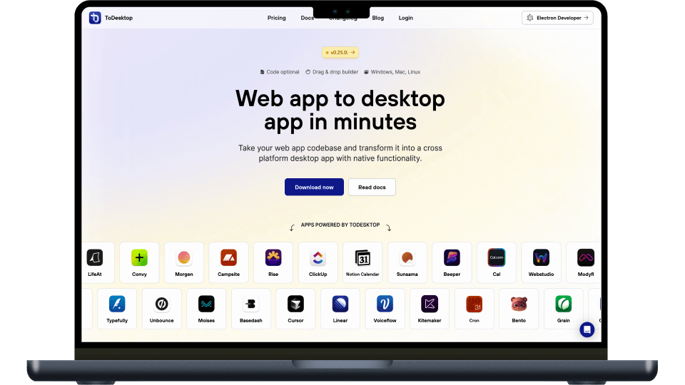 ToDesktop Clone image